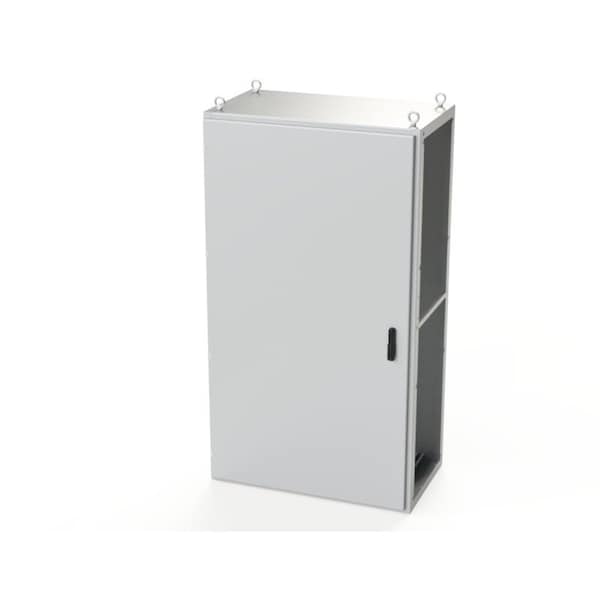 3 Point Latch with Padlock Swing Handle Electrical Enclosures, 70.87 in H, 22 in D, 39.37 in W